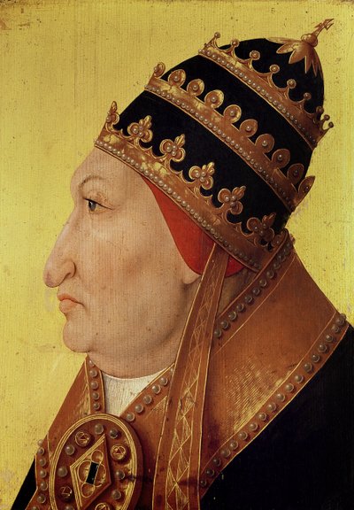 Portrait of Rodrigo Borgia (1431-1503) Pope Alexander VI by German School